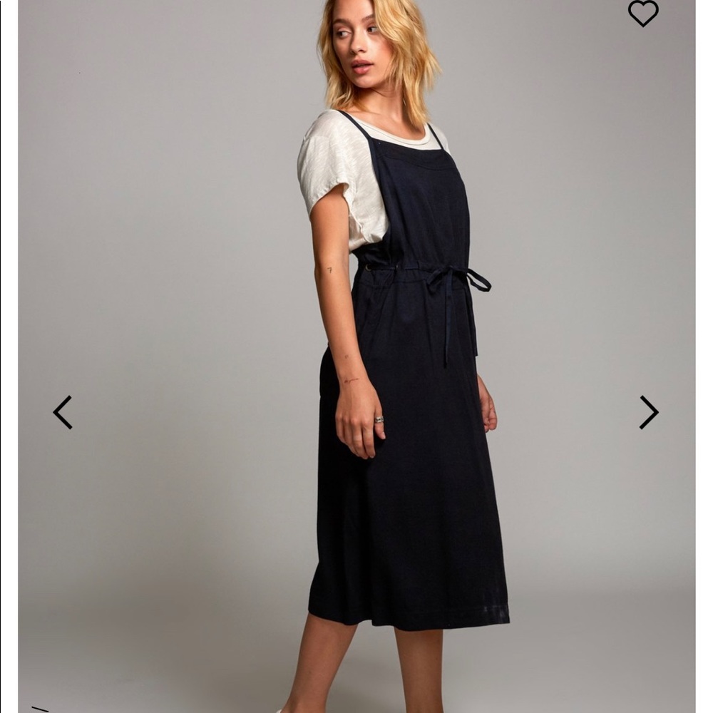 RVCA  Fortune midi overall dress NWOT